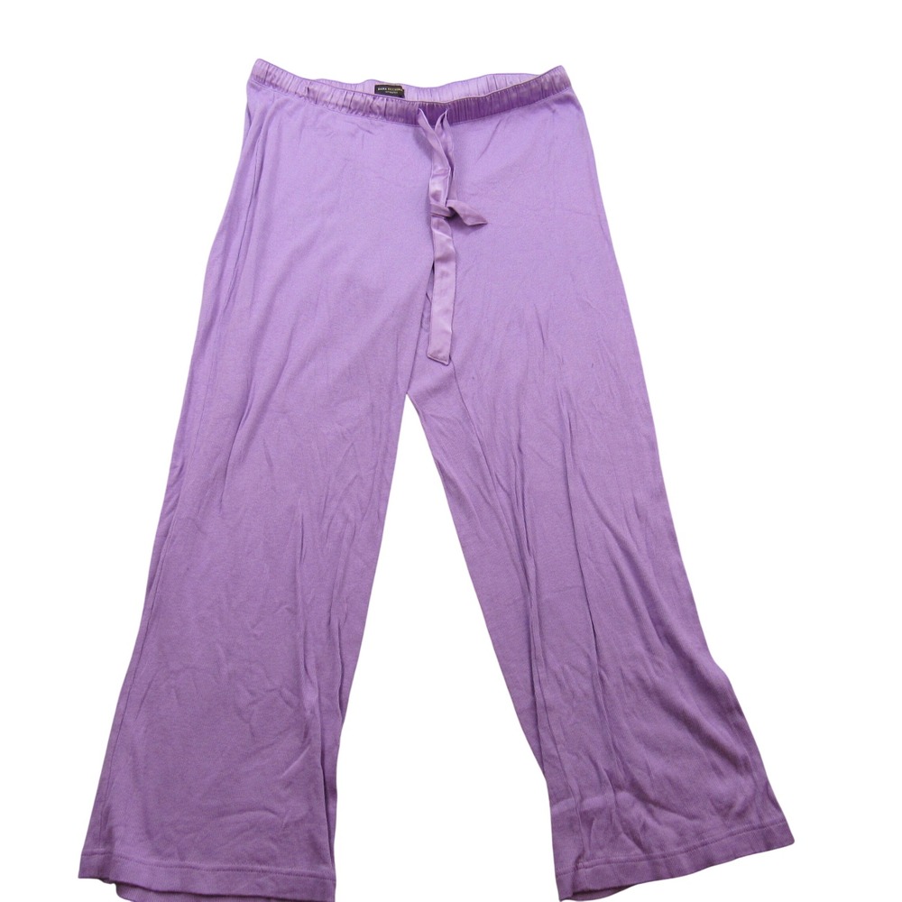 Dana Buchman Intimates Womens Pajama Pants‎ Lavender Size L Relaxed Fit